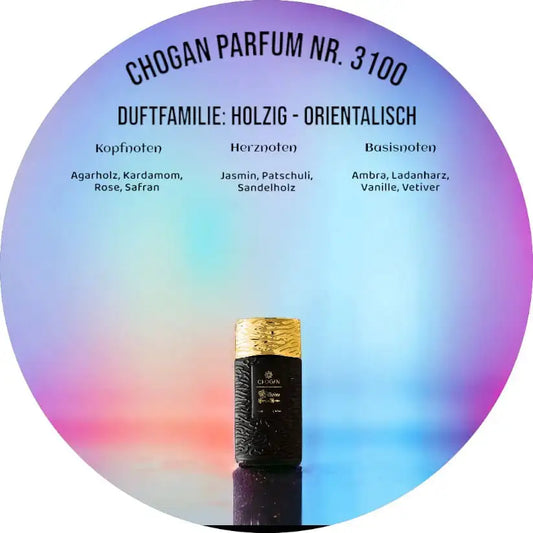 Choganparfum Olfazeta 3100 – Unisexduft mit Safran & Ambra, 35 ml Spray