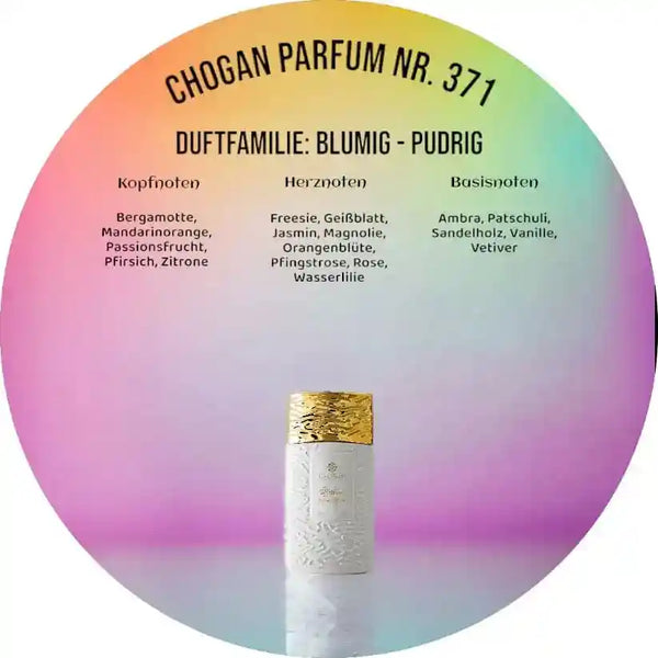 Choganparfum Olfazeta 371 – Femininer Duft mit Pfirsich & Freesie, 35 ml Flakon