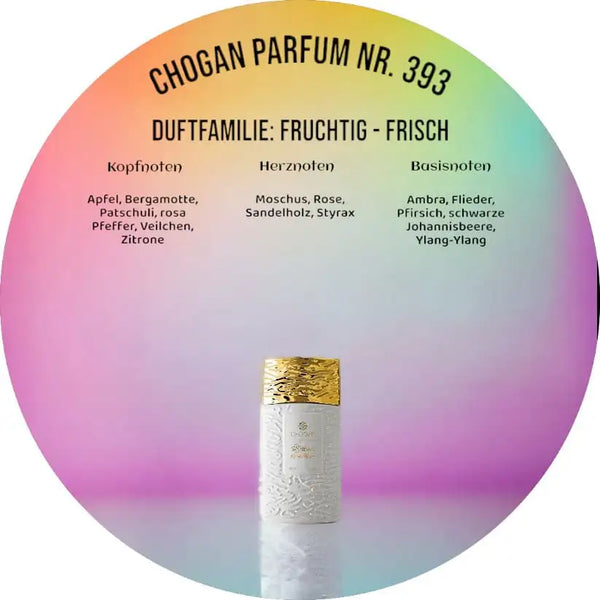 Choganparfum Olfazeta 393 – Damenduft mit Rose & Ambra, 35 ml Flakon
