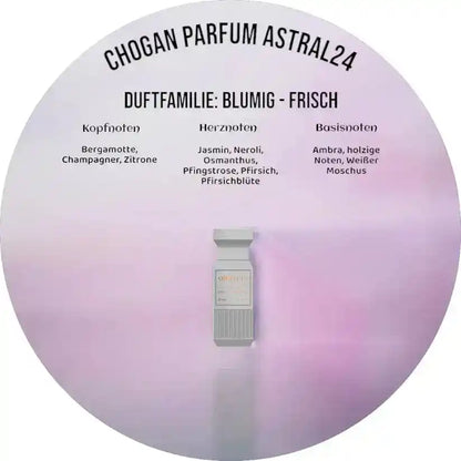Choganparfum Olfazeta Astral24 – 50 ml Damenduft mit Champagner, Pfirsich & Moschus