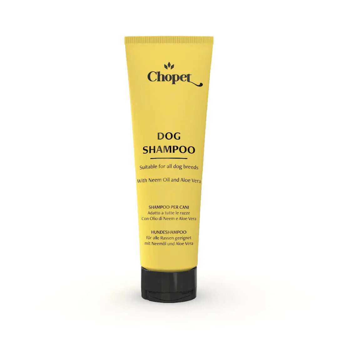 Chopet Hundeshampoo AN01B – 250 ml, sanfte Reinigung & Pflege mit Aloe Vera & Neemöl für gesundes, glänzendes Fell