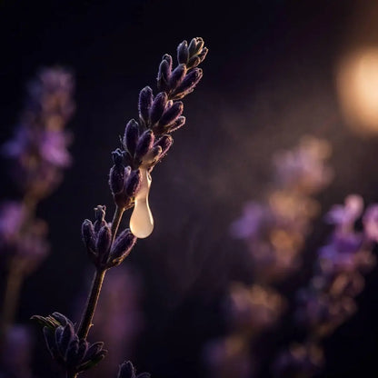 Detailaufnahme von Lavendel als Duftnote der Cooperativa Profumieri LAVÉA Duftkerze