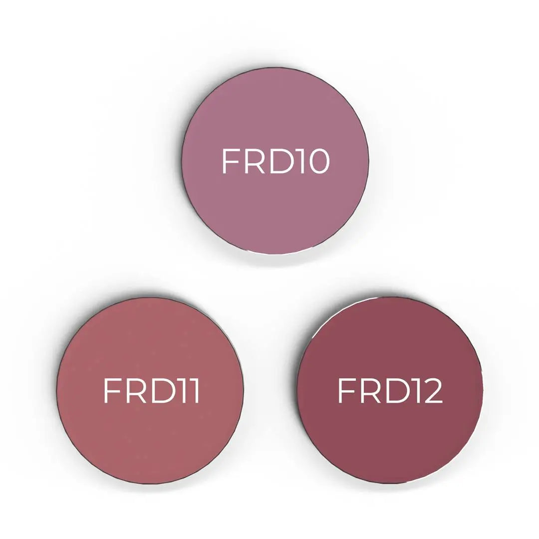 Chogan Kompaktrouge FRD12 – Farbtextur Raspberry, samtweiches Rouge für frischen Glow