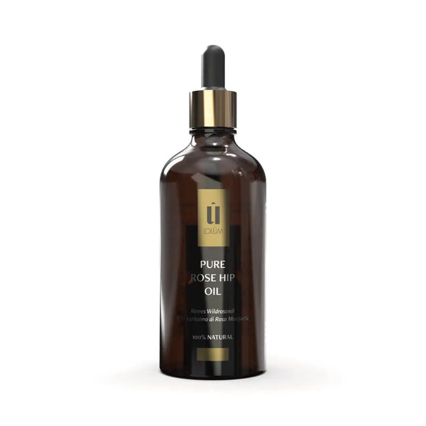 Lolüm Reines Wildrosenöl U02B – 100 ml, regenerierende Pflege gegen Narben, Falten & Pigmentflecken