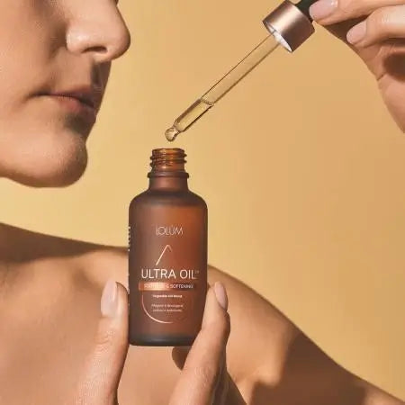 Anwendung des Lolûm Ultra Oil Soothing & Softening mit Pipette
