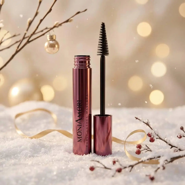 MoniAmori Curly Lashes Mascara mit geöffnetem konischen Bürstchen