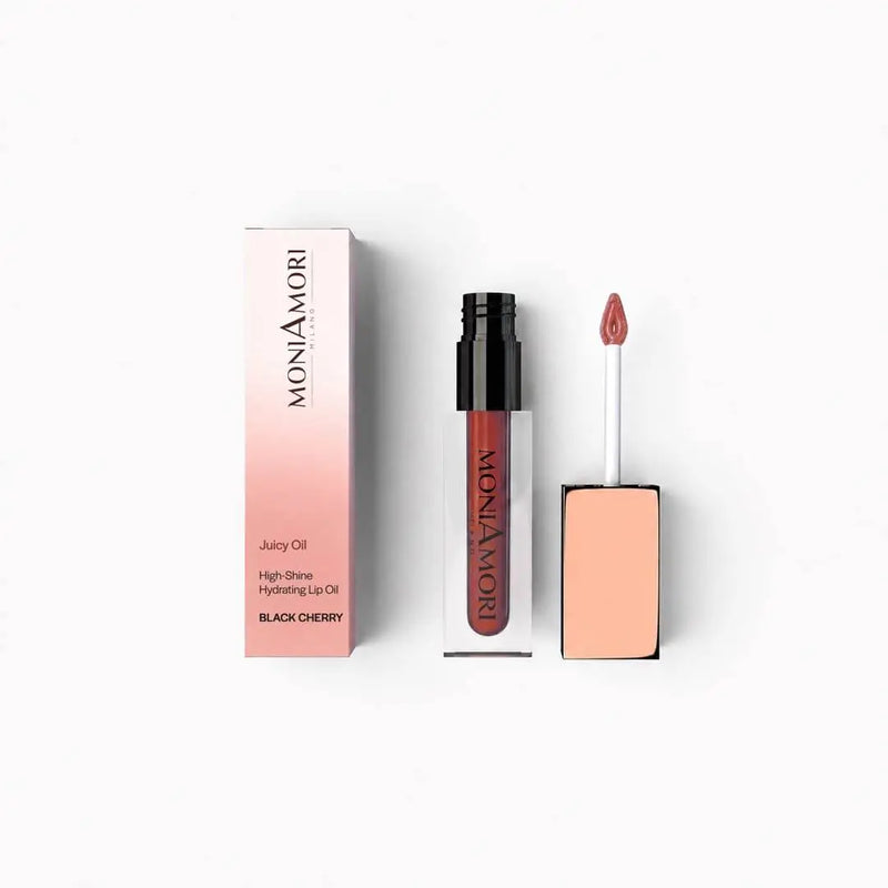 MoniAmori Juicy Oil Black Cherry | Feuchtigkeitsspendendes Lippenöl mit Wet-Look-Glanz - Chogan Parfum
