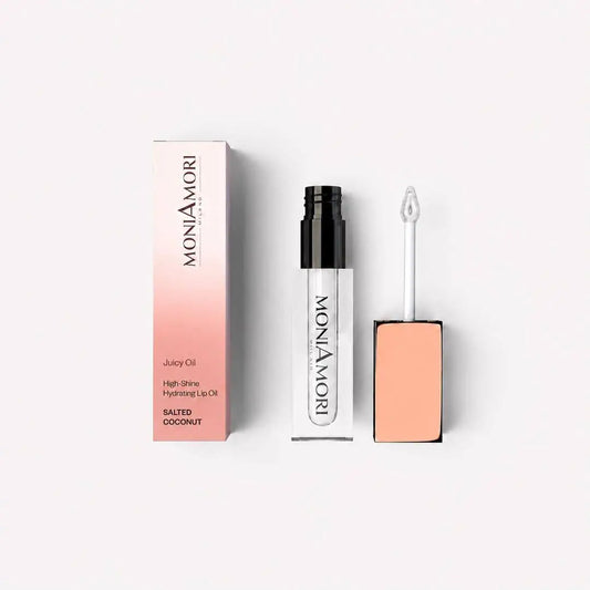 MoniAmori Juicy Oil Salted Coconut | Feuchtigkeitsspendendes Lippenöl mit Wet-Look-Glanz - Chogan Parfum