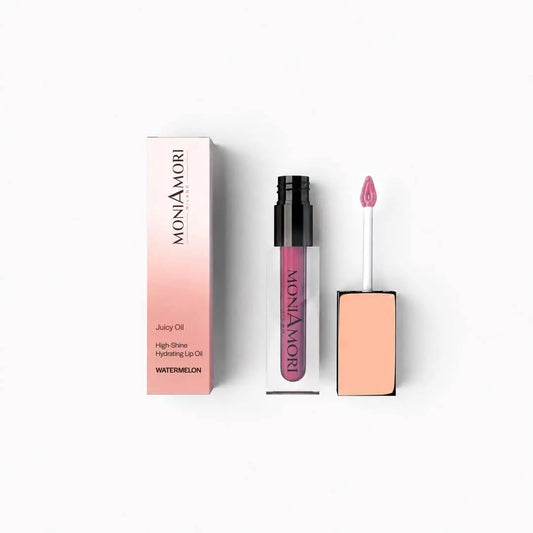 MoniAmori Juicy Oil Watermelon | Feuchtigkeitsspendendes Lippenöl mit Wet-Look-Glanz - Chogan Parfum