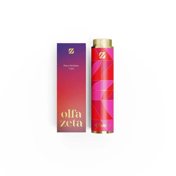 Olfazeta Modern TCOV018 Parfüm-Taschenetui Pink Rot mit Verpackung