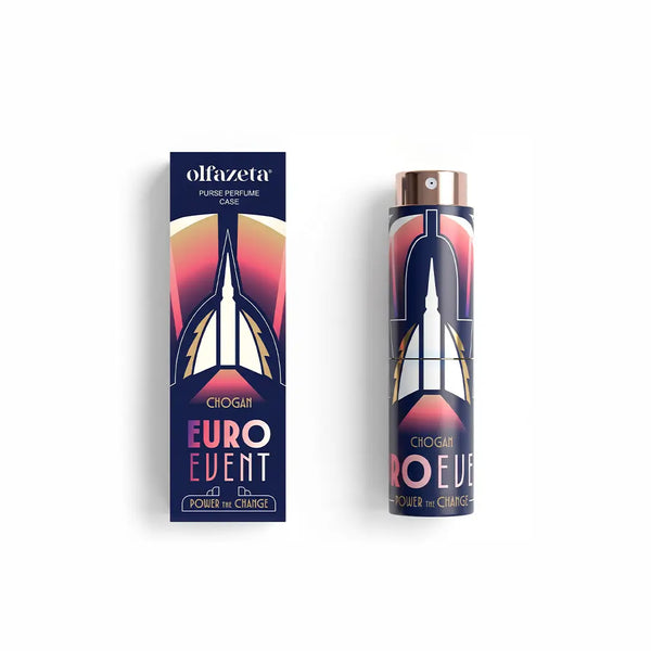 Olfazeta Parfüm-Taschenetui EuroEvent 2026 Limited Edition für 15-ml-Parfüm-Nachfüllflakons mit integriertem Sprühkopf