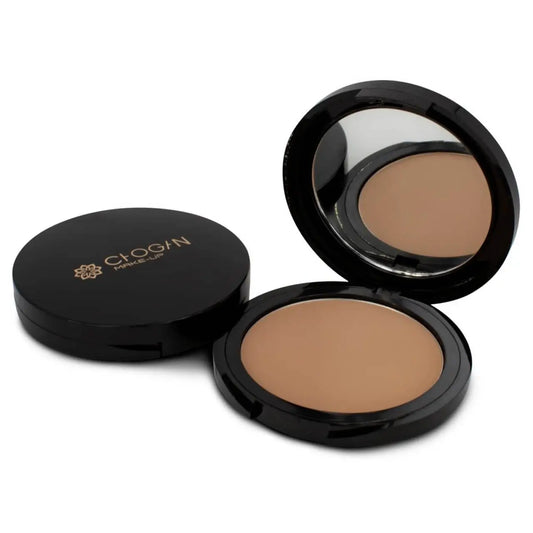 Chogan Silk Face Kompakt-Bronzer TER08 – Farbton Buff Beige mit seidig-natürlichem Finish, 9 g