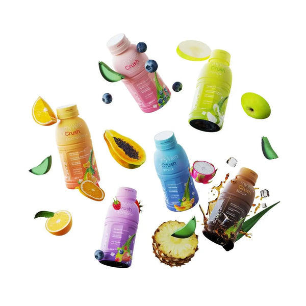 Myvera Crush Electrolytes + – Zutaten & Inhaltsstoffe auf der Verpackung
